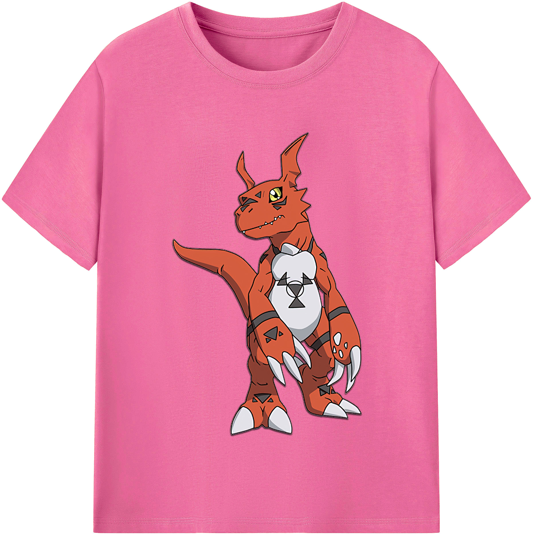 （画像用） Digimon デジタルモンスター/デジモン レディースカジュアルプリントTシャツ（綿100％）
